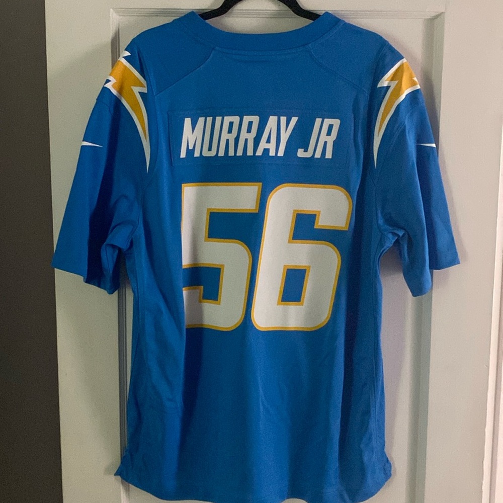 Kenneth Murray Jr #56 LA Chargers Authentic Nike On-Field Jersey Size Large